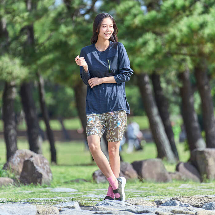 肌面のごわつきが少なく快適な着心地に