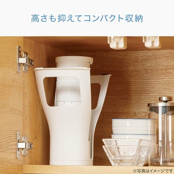 収納時は棚やキャビネットにもすっきり収まります
