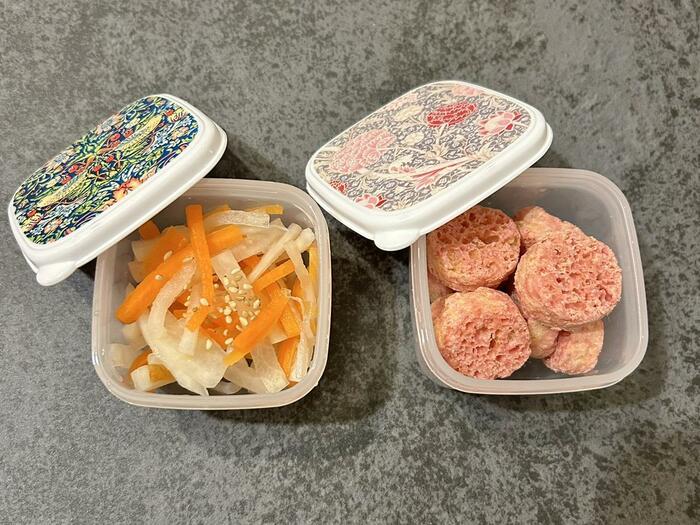 使いやすいサイズ感の容器