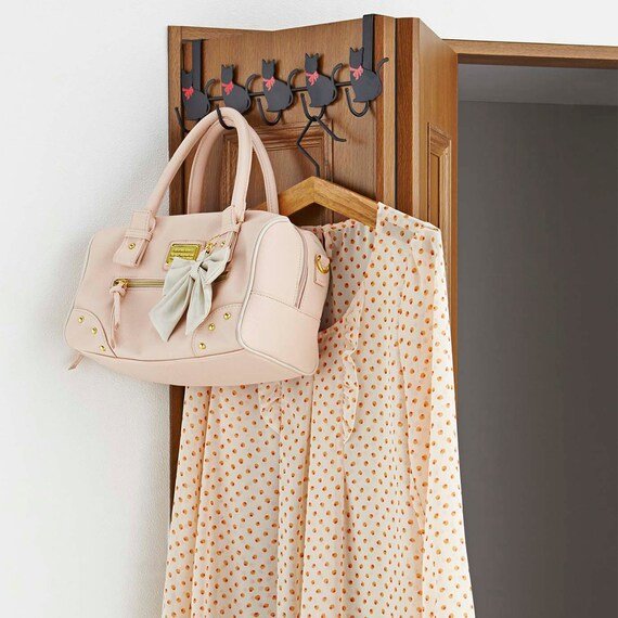 出所：ニトリ公式通販 ニトリネット ドアハンガー(猫 5連 横型)