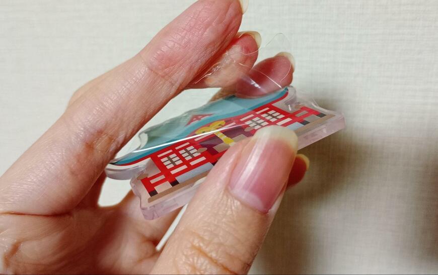 筆者撮影（セリア、アクリルスタンド神社）