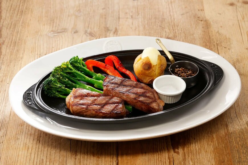 出所：ロイヤルホールディングス株式会社「シズラー「Good JAPAN Fair 第2弾 四国・近畿」 6月27日開始！豊かな自然が育んだ「近江牛」や「愛媛県産真鯛」のサーフ&ターフなどが新登場」