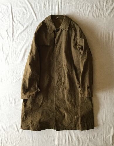 nest Robe CONFECT - Sulfur Dyed Poplin Soutien Collar Coat ¥49,680（税込）