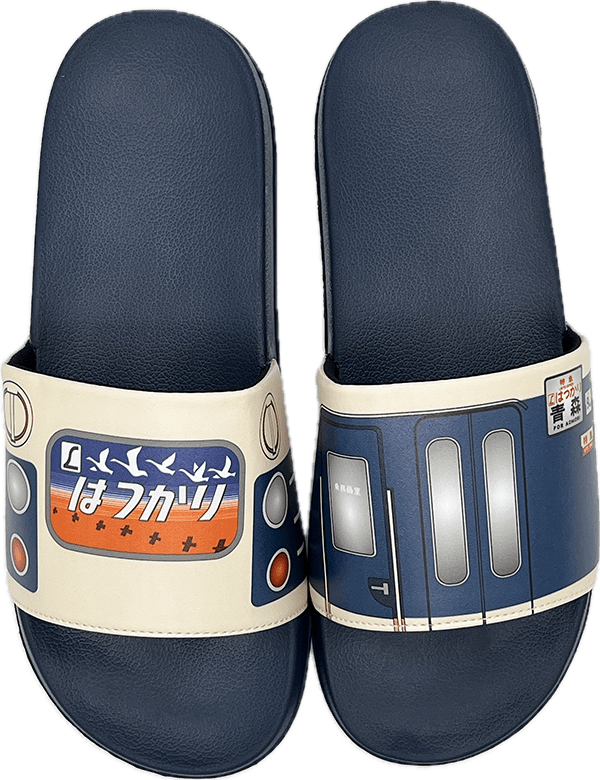 出所：株式会社ドウシシャ　『バラエティサンダル』電車シリーズ