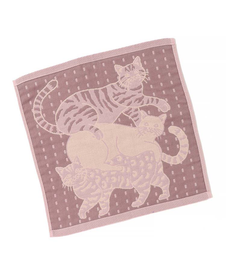 出所：ブルーブルーエ公式　CAT ALL3重ガーゼハンカチ