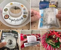 【100均DIY】幻想的な仕上がりに感動！ダイソーグッズだけで光り輝く「クリスマスリース」が完成