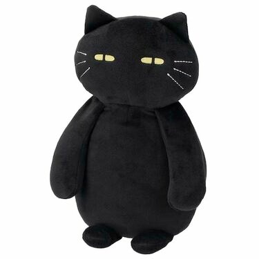 ネコちゃんと「猫背」対策！？ニトリの〈デコネコ背あてクッション〉で