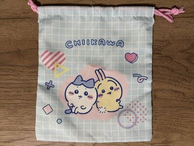 ダイソー、巾着 ちいかわ