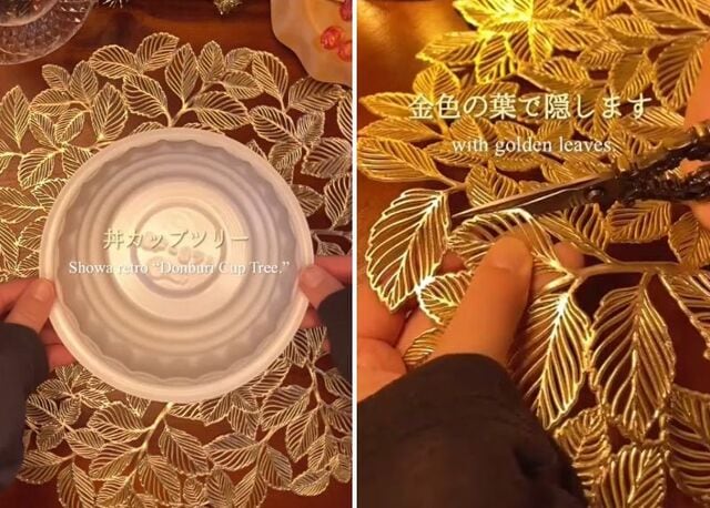 喫茶店にありそうで素敵！セリアグッズだけで作る…「昭和レトロなクリスマスツリー」がすごい