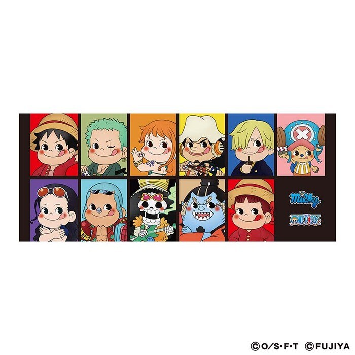 「milky×ワンピース」フェイスタオル