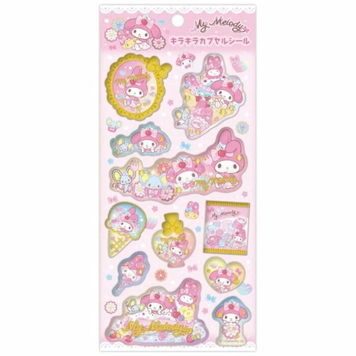 シナモロール、ハローキティ、マイメロディ、クロミの4種類