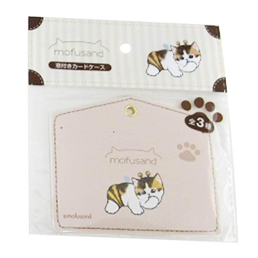 出所：ワッツ公式　mofusand モフサンド 窓付きカードケース カードホルダー