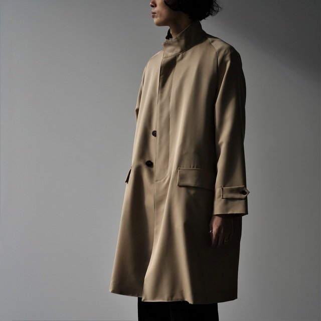 EDIFICE LA BOUCLE - ギャバジンスタンドカラーコート ¥37,800（税込）