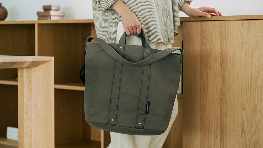 出所：株式会社ウェルカム　コットントートバッグ カーキ