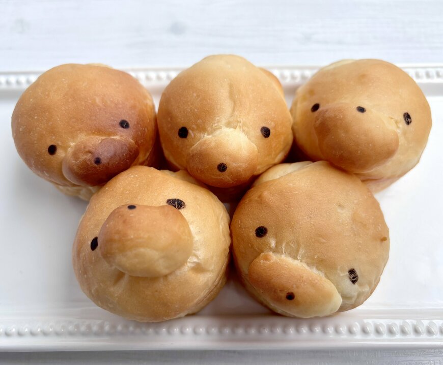 耳がなくなってまんまるに!