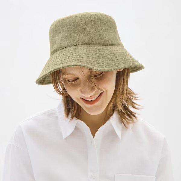 タオルに使われる「パイル生地」のバケットハット