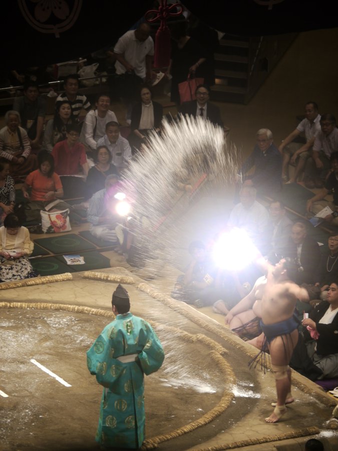 大相撲で撮影された1枚