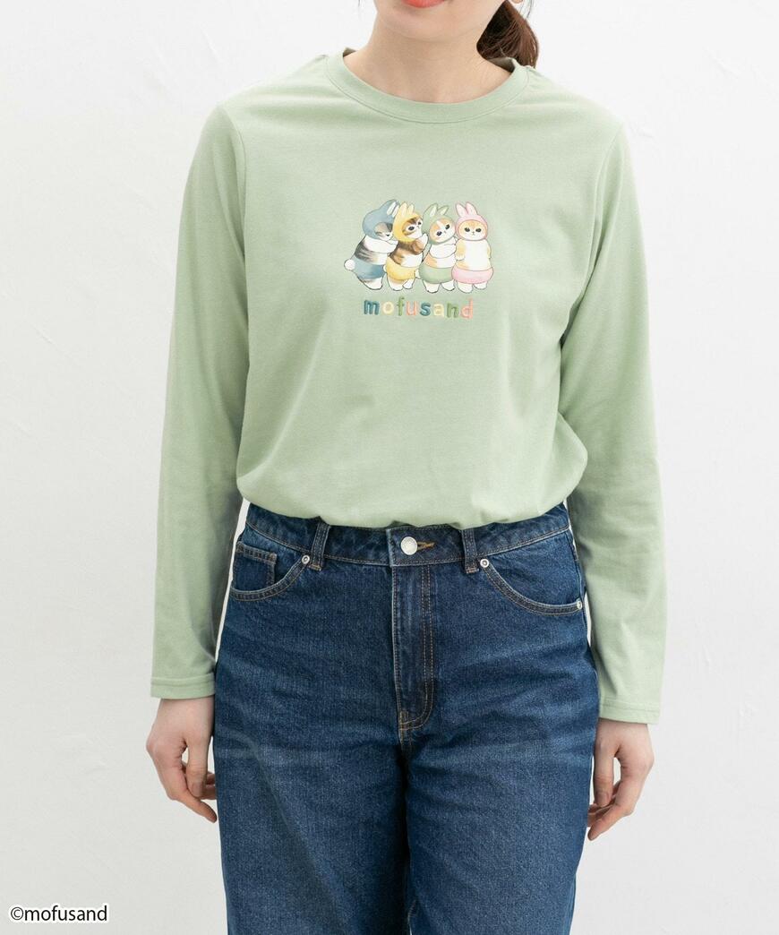 ハニーズ公式オンラインストア mofusand/長袖Tシャツ 画像