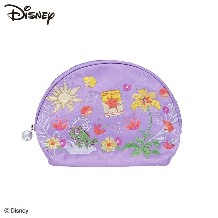 しまむら公式 ポーチ(Disney)パープル