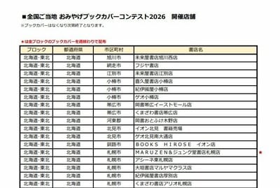 株式会社トーハン、全国ご当地おみやげブックカバーコンテスト2026画像