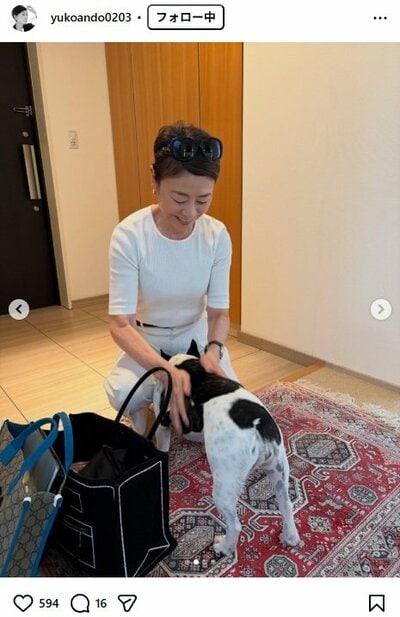 安藤優子のInstagram投稿
