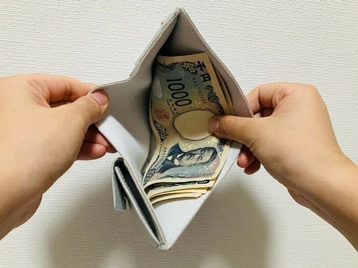 普段使用するお札の枚数なら、十分入る大きさです