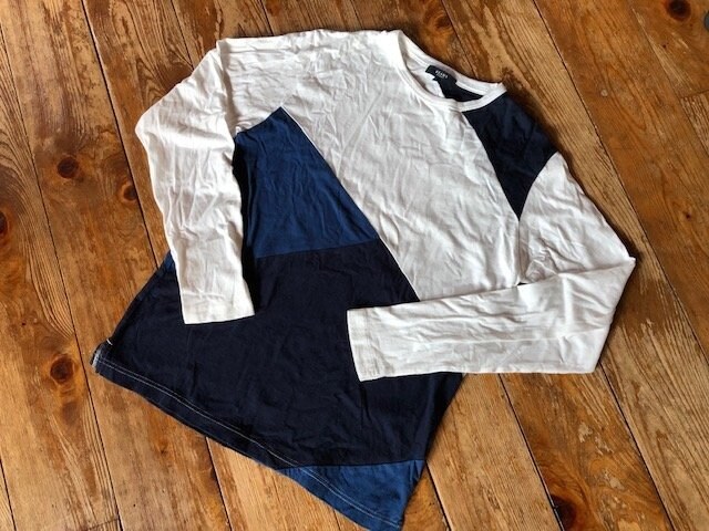 袖を折って動きを出すだけで、見栄えが良くなる（筆者撮影）