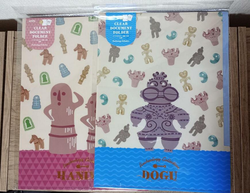 出所：筆者撮影（キャンドゥ、クリアホルダー 埴輪・土偶）