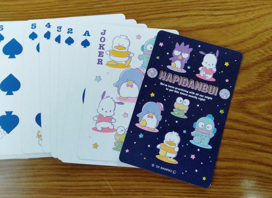 筆者撮影（セリア、はぴだんぶい トランプ）