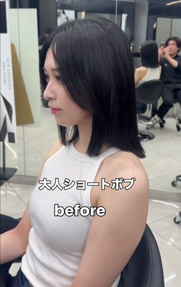 「ショートにしたいけれど短くしすぎるのは不安…」大人女性が柔らかショートボブにイメチェン！
