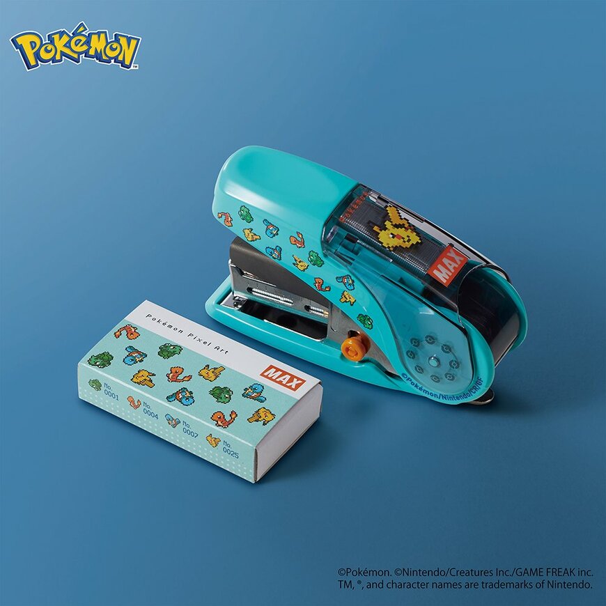 出所：マックス株式会社『ホッチキスにポケモンがふたたびあらわれた！「サクリ ポケモンデザイン vol.2」を発売』