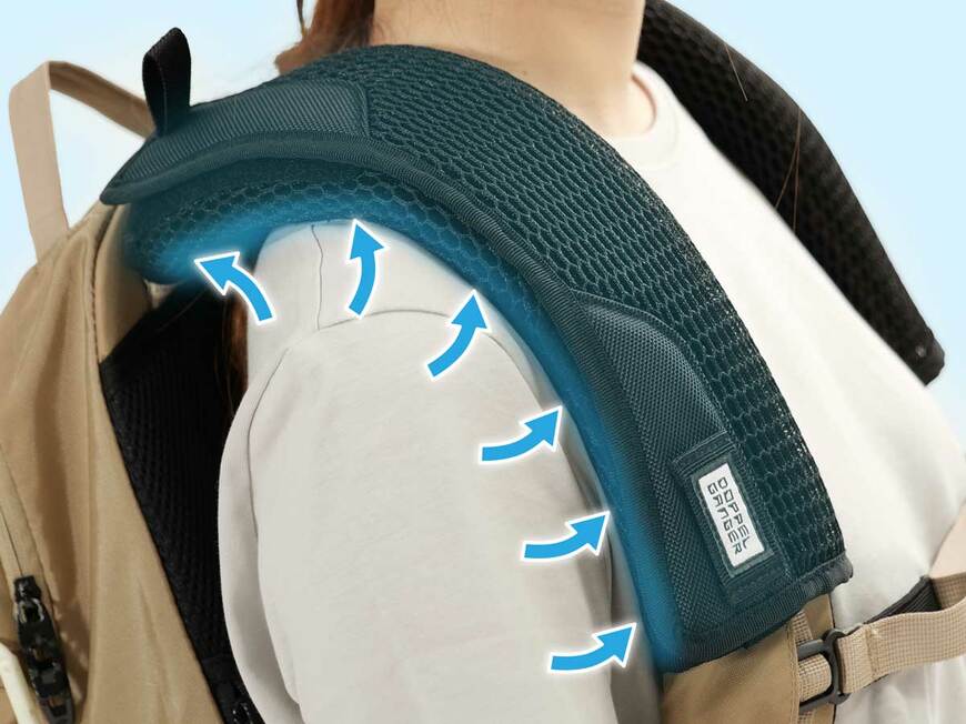 出所：ビーズ株式会社公式　背肩シート・セットで蒸れんゾ・インテグラーレ