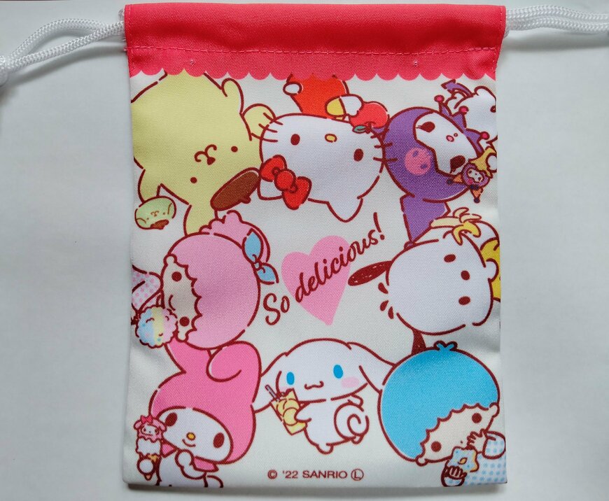 筆者撮影（セリア、ミニ巾着M/X）