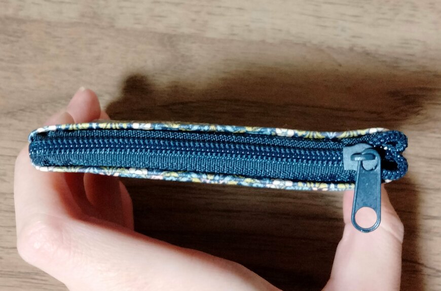 筆者撮影（セリア、コインケース ウィリアム・モリス）