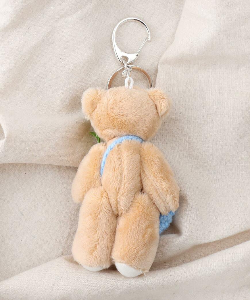 3COINS フラワーぬいぐるみキーホルダー