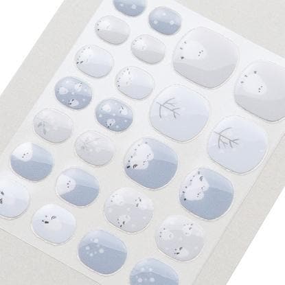 ニトリ、【デコホーム商品】ジェルネイルシール24(シマエナガ)画像