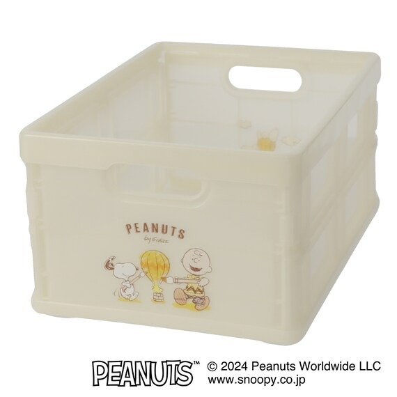ニトリデコホーム公式 【デコホーム商品】スヌーピー クリアコンテナ(ホワイト)