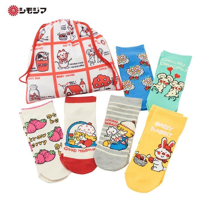 しまむら、レディース 6足組ソックス(シモジマ)商品画像