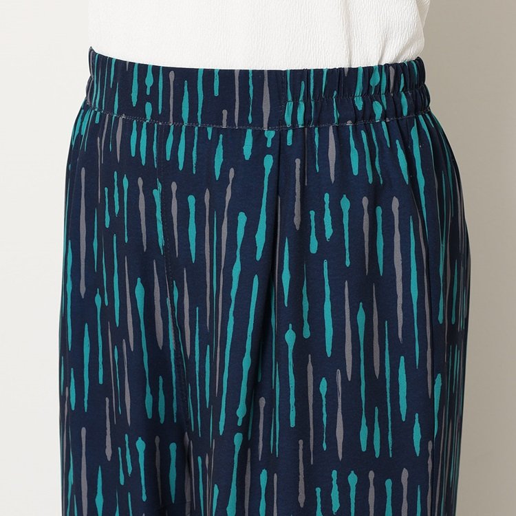 ケユカ公式　ニットチュニックプリントパンツセット