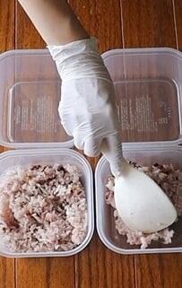 「彩りきれいで全部美味しそう」手の込んだおかずを詰め込んだ「のっけ弁当」がボリューム満点！