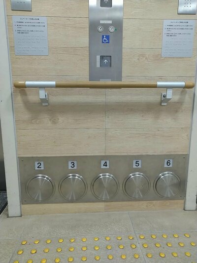 広島市佐伯区役所別館のエレベーター