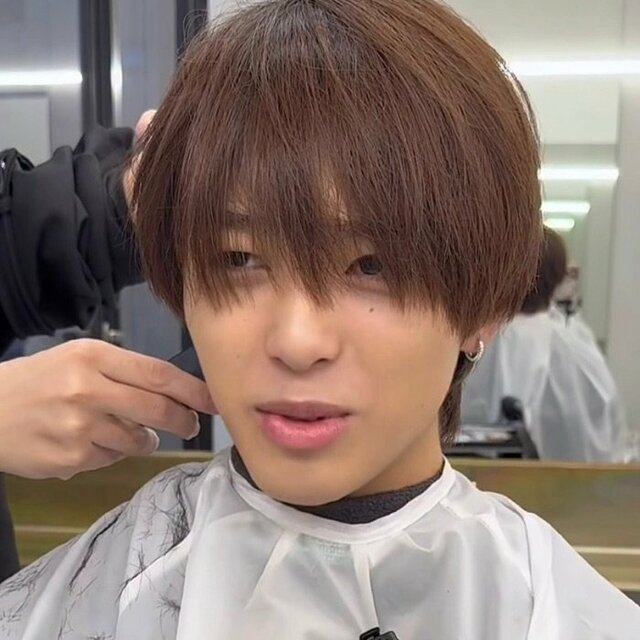美容室に「3ヶ月ぶりに来店」の男性が〈バッサリカット＆暗めカラー〉で爽やかスタイルにチェンジ