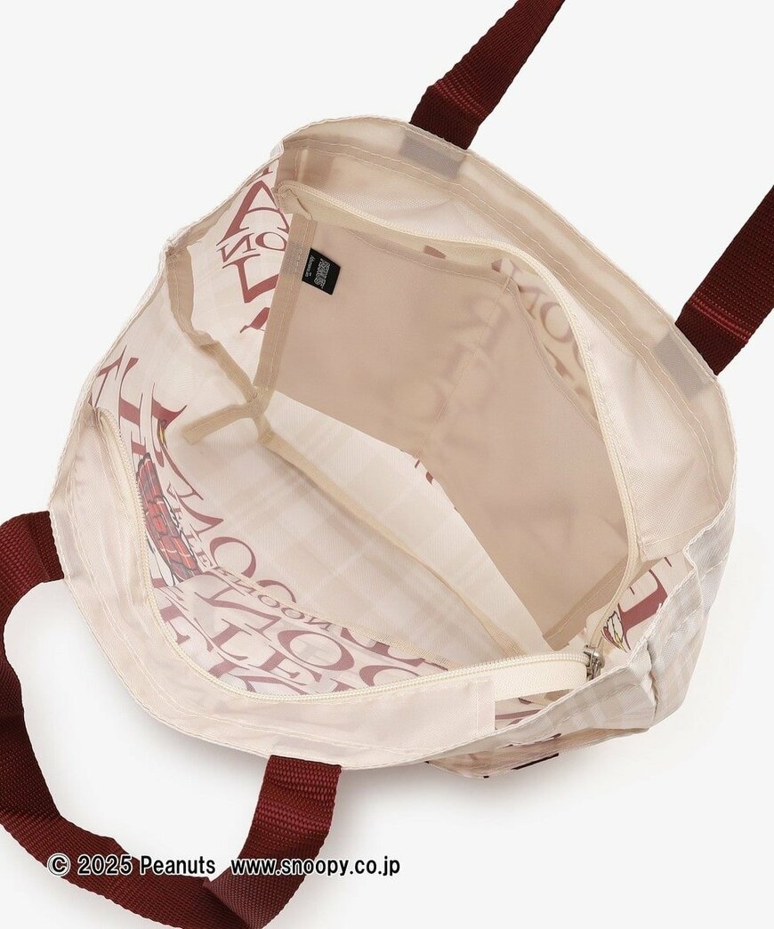 出所：アフタヌーンティー公式　スリットポケット付きロゴバッグ/PEANUTS/Afternoon Tea Original Tartans