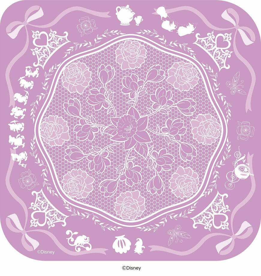 出所：B-R サーティワン アイスクリーム株式会社『自由に飾って楽しみ方2倍♪ちょっぴりオトナのプリンセスケーキ「ディズニープリンセス / パレット6」』©Disney