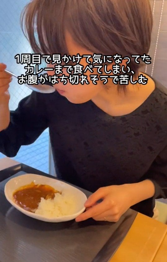 出所：@superhotel_official「スーパーホテルがお届けするホテルあるある朝食ver.」