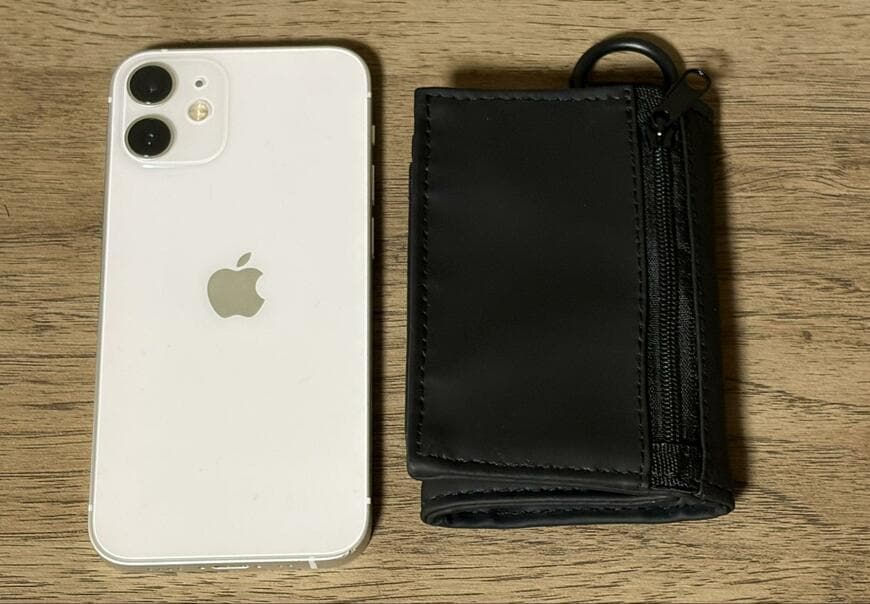 筆者撮影（ダイソー、三つ折り財布）