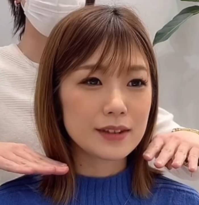 「ちょっとビビってる…」顎くらいの〈切りっぱなしボブ〉希望の女性　“カットとカラー”でイメージ激変！