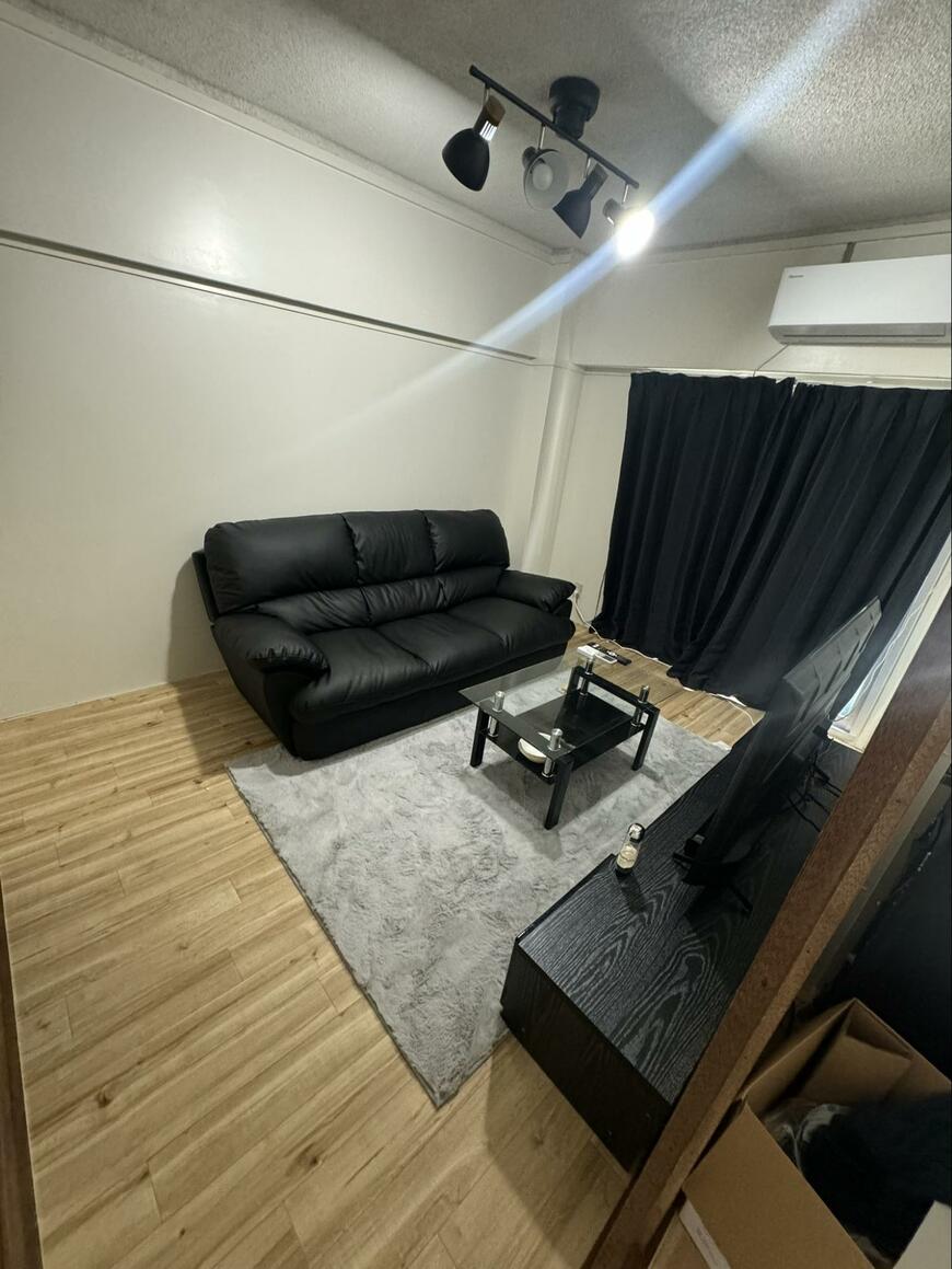 引越し直後の部屋の様子