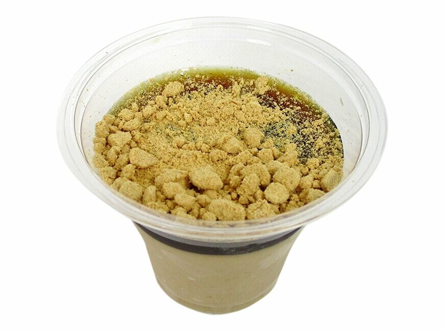米粉のとろーりきなこプリンと黒糖わらび