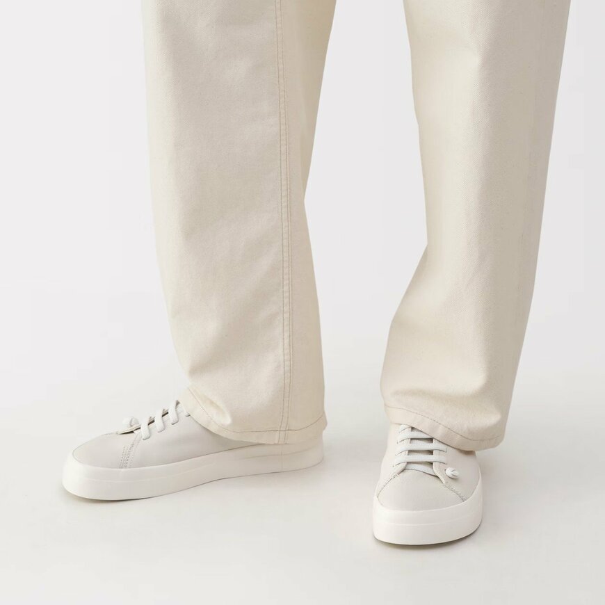 無印良品公式 紳士 レザーローカットスニーカー 画像